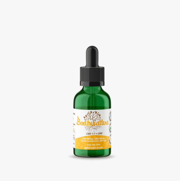 ACEITE SUBLINGUAL CBD 1:1 + CBG