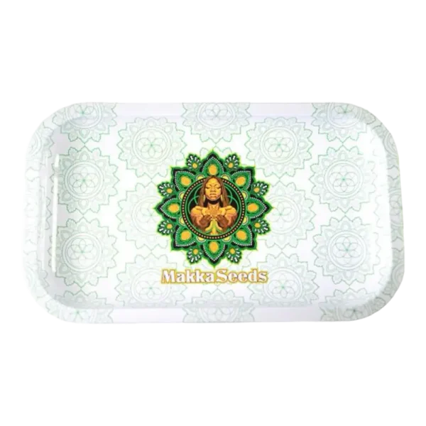 CHAROLA RECTANGULAR MAKKA SEEDS BLANCA
